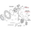 Wilwood 140-17568-DR NDPR Front UTV Brake Kit Drilled Red for Polaris RZR-3