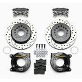 Wilwood 140-7141-DP Forged Dynalite Rear Brake Kit 12.19 Drilled Polished-2
