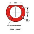 Wilwood 140-9282-D Forged Dynalite Rear Parking Brake Kit 12.19 Drilled Slotted Black-4