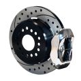 Wilwood 140-9282-DP Forged Dynalite Rear Parking Brake Kit 12.19 Drilled Slotted Polished-1