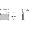Brake Pads Wilwood 150-10-D0031K BP-10 D31 Street Performance Racing Pads .555-2