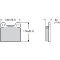 Brake Pads Wilwood 150-10-D0045K BP-10 D45 Street Performance Racing Pads .585-2