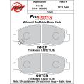 Brake Pads Wilwood 150-10-D0465K BP-10 D465 Street Performance Racing Pads .63-2