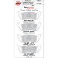 Brake Pads Wilwood 150-10-D0881K BP-10 D881 Street Performance Racing Pads .58-2