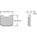 Brake Pads Wilwood 150-10-D0961K BP-10 D961 Street Performance Racing Pads .59-2