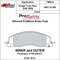 Brake Pads Wilwood 150-10-D1399K BP-10 D1399 Street Performance Racing Pads .79-2