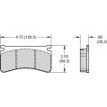 Brake Pads Wilwood 150-16865K BP-10 10420 Street Performance Racing Pads .80-2