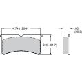 Brake Pads Wilwood 150-20-7420K BP-20 7420 Street Performance Racing Pads .80-2