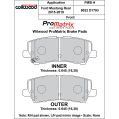 Brake Pads Wilwood 150-30-D1793K BP-30 D1793 High-Temperature Racing Pads .645-2
