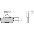 Brake Pads Wilwood 150-4091K CM Composite Metallic 4108 Power Sports Industrial Pads .30-1