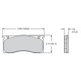 Brake Pads Wilwood 150-D0011K PM ProMatrix D11 Street Performance Racing Pads .52-2