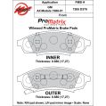 Brake Pads Wilwood 150-D0376K PM ProMatrix D376 Street Performance Racing Pads .68-2