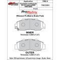 Brake Pads Wilwood 150-D0503K PM ProMatrix D503 Street Performance Racing Pads .68-2