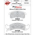 Brake Pads Wilwood 150-D0623K PM ProMatrix D623 Street Performance Racing Pads .68 .63-2