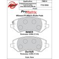 Brake Pads Wilwood 150-D0856K PM Promatrix D856 Street Performance Racing Pads .69-2