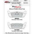 Brake Pads Wilwood 150-D0879K PM ProMatrix D879 Street Performance Racing Pads .63-2