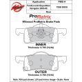 Brake Pads Wilwood 150-D0935K PM ProMatrix D935 Street Performance Racing Pads .79-2