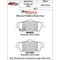 Brake Pads Wilwood 150-D1352K PM ProMatrix D1352 Street Performance Racing Pads .615-2