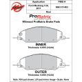 Brake Pads Wilwood 150-D1463K PM ProMatrix D1463 Street Performance Racing Pads .655-2