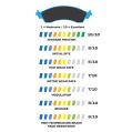 Brake Pads Wilwood 15A-10154K-B PolyMatrix A 9225 High-Temperature Racing Pads 1.00 Bedded-In-3