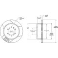 Wilwood 160-15472-GTB GT Vented Rotor Hat 14.25-2