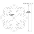 Wilwood 160-9773 Drilled Steel Scalloped Rotor 12.19-2