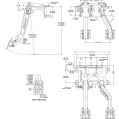 Wilwood 340-16350 Swing Mount Brake and Clutch Pedal 5.50-6.25:1 Triple M/C-4