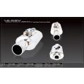 Oval body muffler XForce with Varex system 13,97cm x 24,13cm x 38,1cm-1