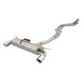 Exhaust system XForce with Varex muffler for BMW Series 1 2016-2019 F20 M140i stainless steel-1
