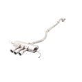 Exhaust system XForce with Varex muffler for Honda CIVIC 2017- TYPE R FK8 stainless steel-1
