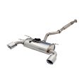 Exhaust system XForce with Varex muffler for Subaru BRZ 2012- Z1 stainless steel-1