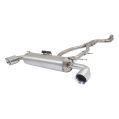 Exhaust system XForce with Varex muffler for Toyota Supra 2019- MK5 A90, J29 stainless steel-1