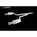 Exhaust system XForce with Varex muffler for Chrysler 300C 2005-2012 5.7L stainless steel-1