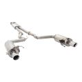 Exhaust system XForce with Varex muffler for Ford Mustang 2015-2017 GT Fastback 5.0L stainless steel-1