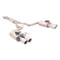 Exhaust system XForce with Varex muffler for Ford MUSTANG 2018- GT FASTBACK 5.0L | GT COUPE stainless steel-1