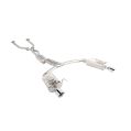 Exhaust system XForce with Varex muffler for Lexus IS 2009-2013 IS350 SEDAN stainless steel-1