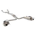 Exhaust system XForce with Varex muffler for Lexus IS 2007-2014 F stainless steel-1