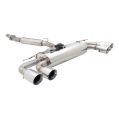 Exhaust system XForce with Varex muffler for Volkswagen Golf 2018- R MK 7.5 stainless steel-1
