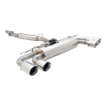Exhaust system XForce with Varex muffler for Volkswagen Golf 2013-2017 R MK 7 stainless steel-1