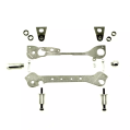 Front E90 Steering Rack Conversion Kit Wisefab WF5591 for Ford Mustang S550-1