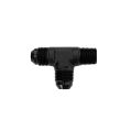 Adapter Trójnik Męski/Męski/Męski AN10 - AN10 - 1/2 NPT Czarny-1
