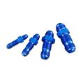 AN4 JIC Nypel adapter grodziowy prosty Niebieski-2