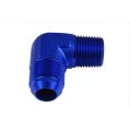 AN6-1/8 NPT 90' Nypel adapter męsko-męski Niebieski-2