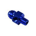 AN8-1/4 NPT Nypel adapter z wejściem na czujnik 1/8 NPT Niebieski-2