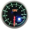 Auto Gauge Wskaźnik ciśnienia oleju Green-3
