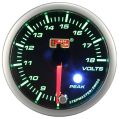 Auto Gauge Wskaźnik napięcia Green-3