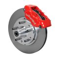 Wilwood 140-11018 Forged Dynalite Pro Series Front Brake Kit Red 11.00 for Ford Mustang 1984-1993-1