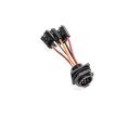 Bulkhead Harness Internal Universal triple Walbro GSS342 Pump Radium Engineering-1