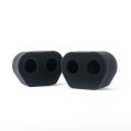 2x Twin Inlet Motorcycle Carb Sock Air Filter Ramair MS-006-1