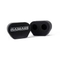 2x Twin Inlet Motorcycle Carb Sock Air Filter Ramair MS-016-2